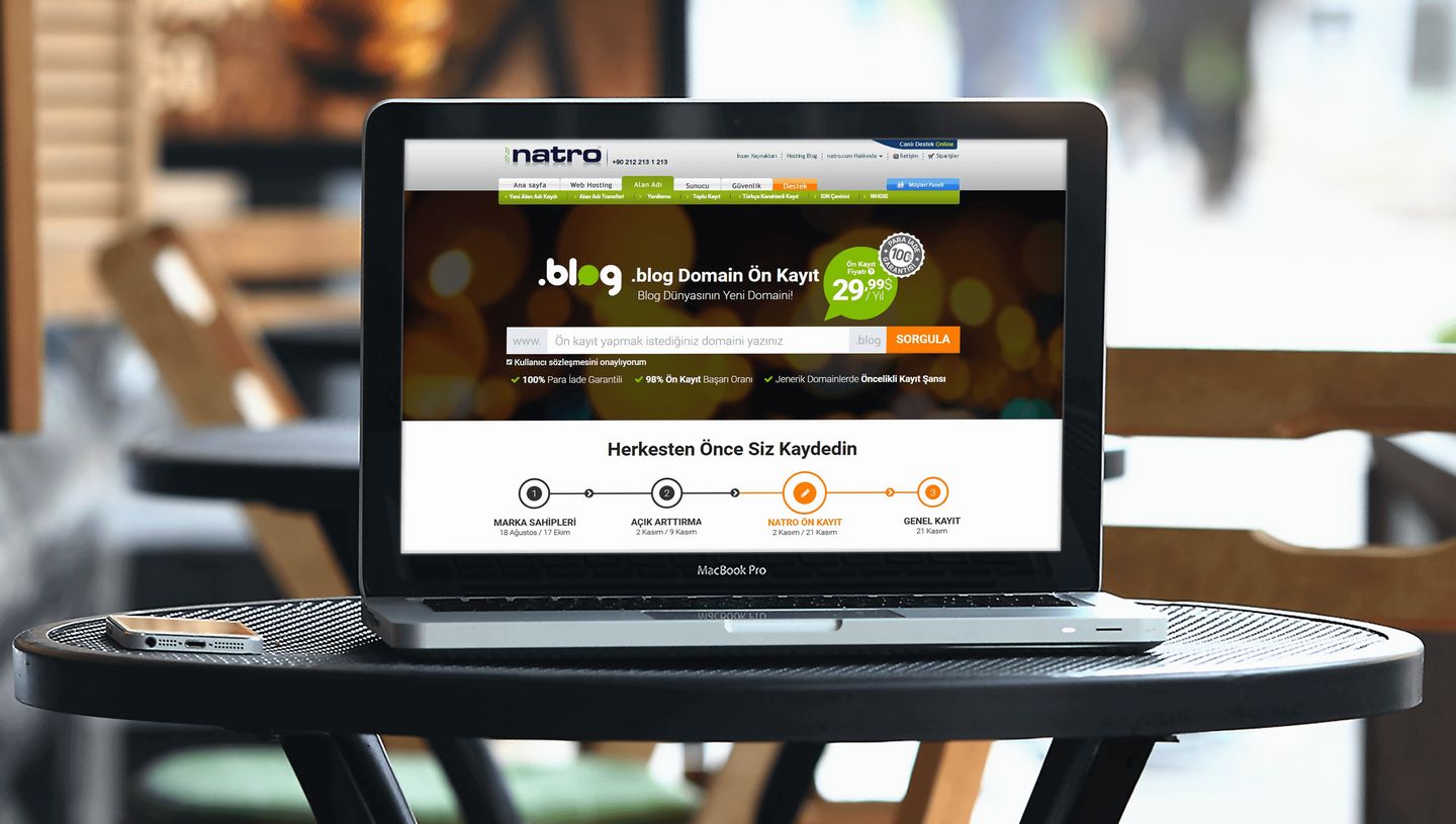 .BLOG Domain, Türkiye’de İlk Kez Natro’da Satışta!