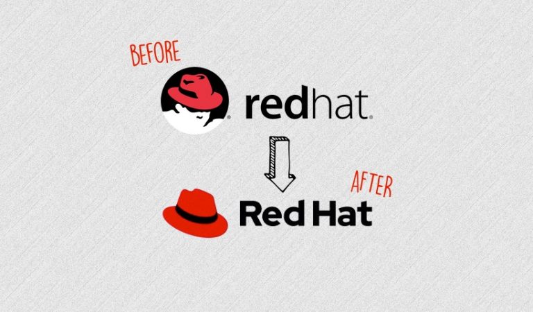 Red Hat 19 yıllık logosunu değiştirdi